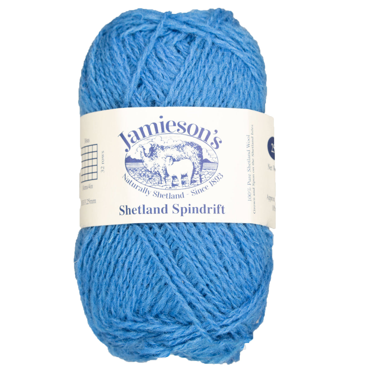 Jamieson's of Shetland Spindrift Yarn - 665 Bluebell - Zoom Image
