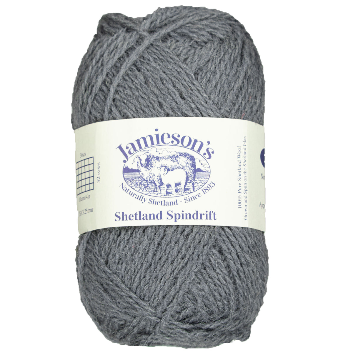 Jamieson's of Shetland Spindrift Yarn - 630 Dove - Zoom Image