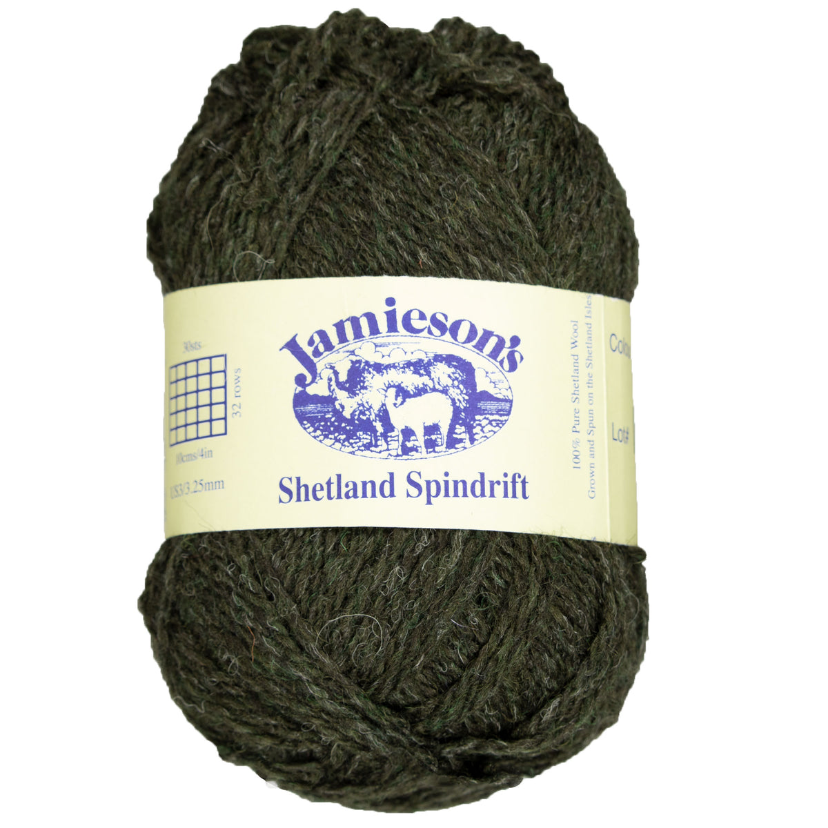 Jamieson's of Shetland Spindrift Yarn - 227 Earth - Zoom Image
