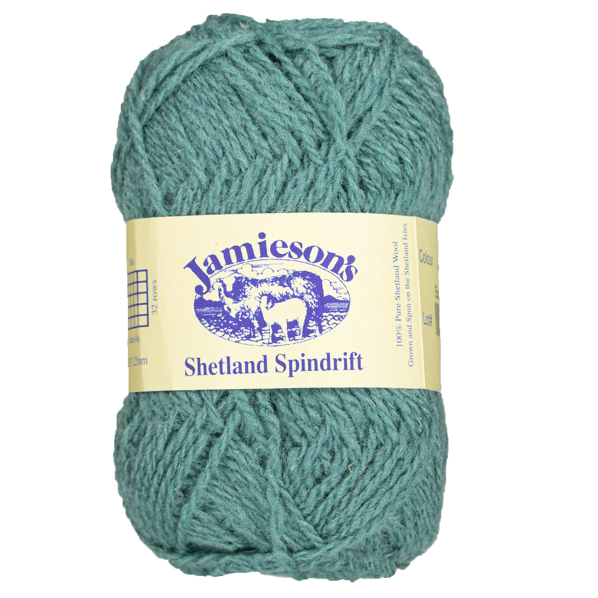 Jamieson's of Shetland Spindrift Yarn - 794 Eucalyptus - Zoom Image
