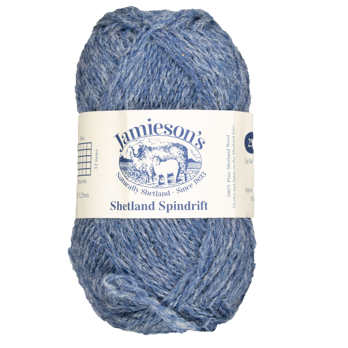 Jamieson's of Shetland Spindrift Yarn - 170 Fjord - Zoom Image
