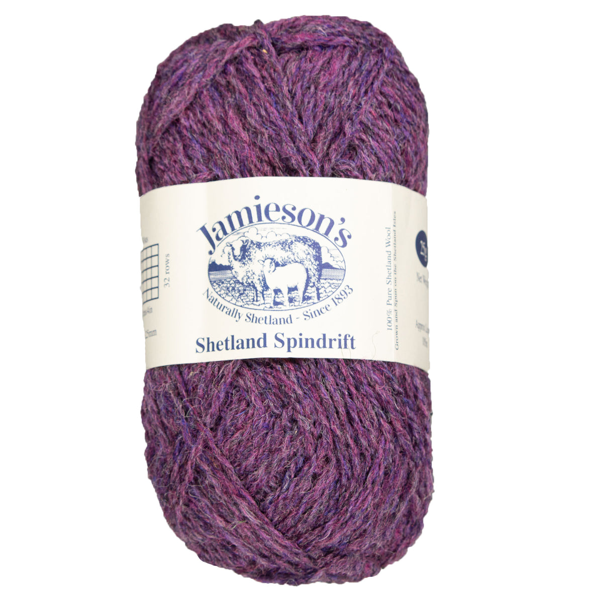 Jamieson's of Shetland Spindrift Yarn - 273 Foxglove - Zoom Image
