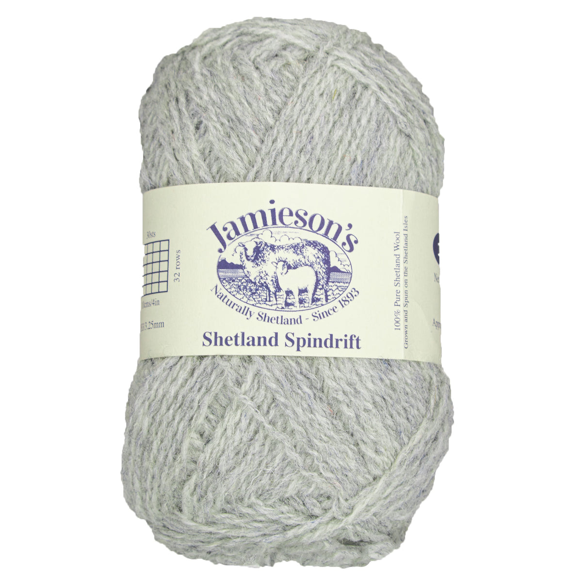 Jamieson's of Shetland Spindrift Yarn - 122 Granite - Zoom Image
