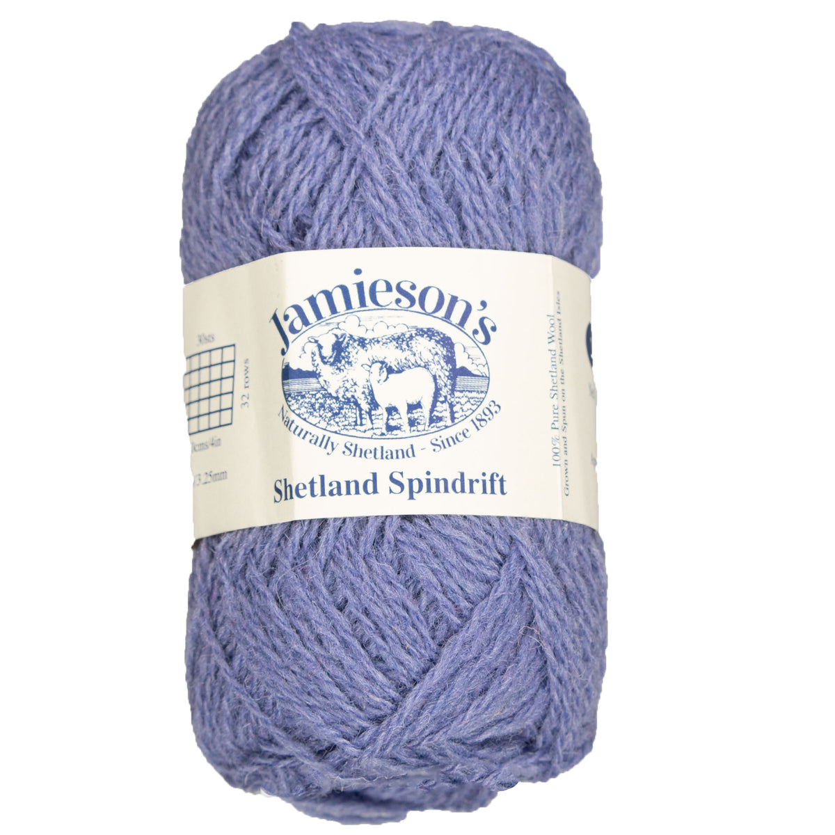 Jamieson's of Shetland Spindrift Yarn - 615 Hyacinth - Zoom Image
