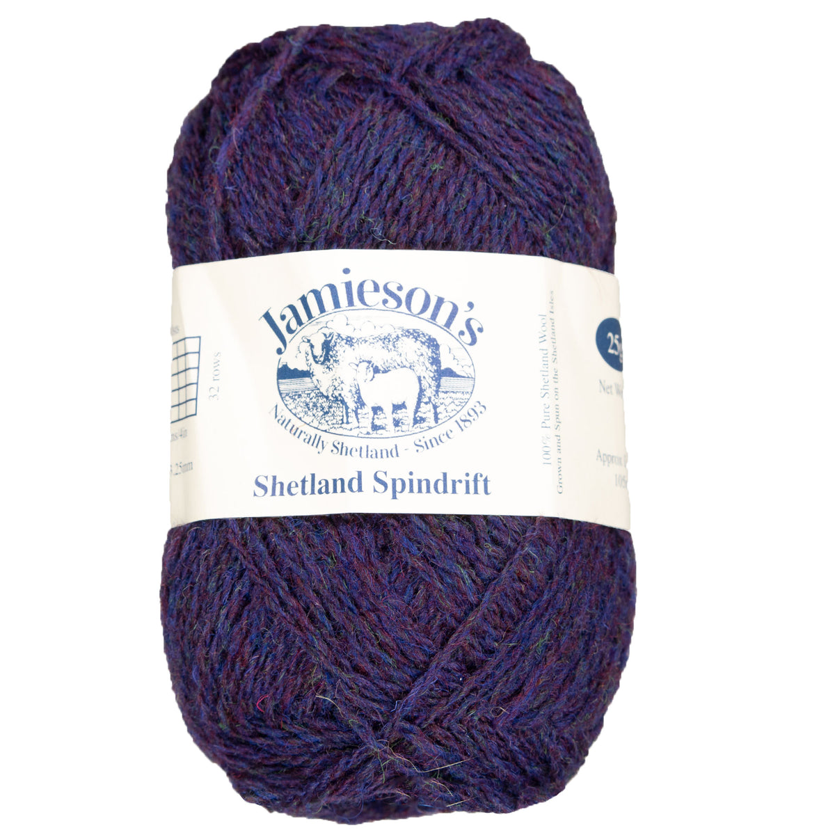 Jamieson's of Shetland Spindrift Yarn - 1290 Loganberry - Zoom Image
