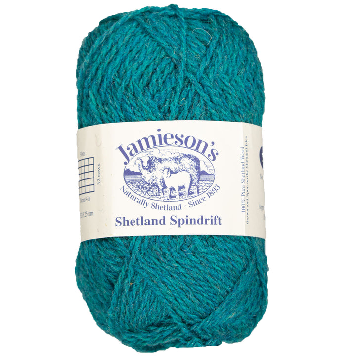 Jamieson's of Shetland Spindrift Yarn - 688 Mermaid - Zoom Image