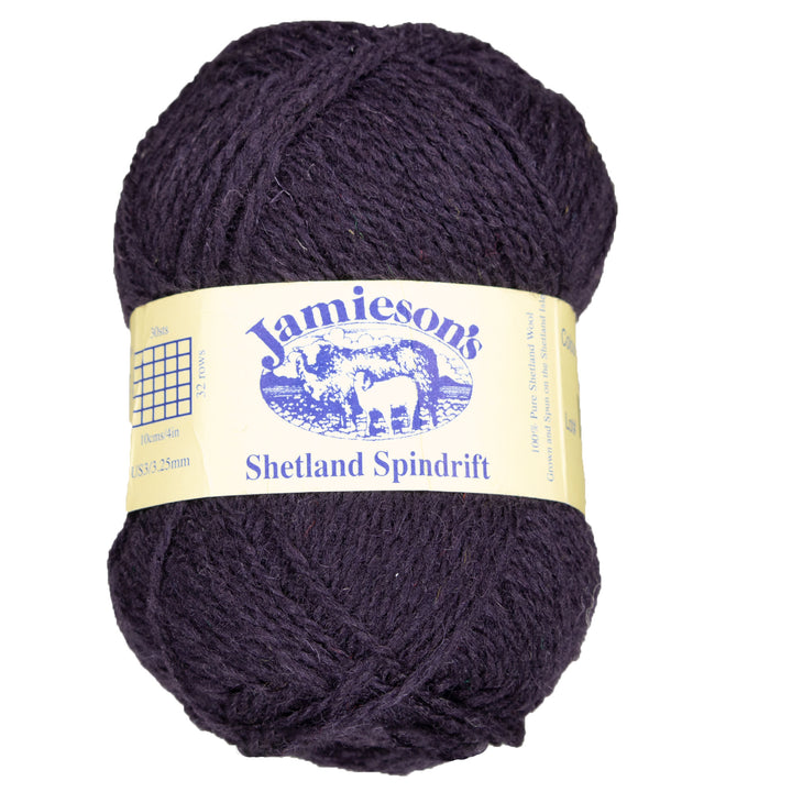 Jamieson's of Shetland Spindrift Yarn - 598 Mulberry - Zoom Image