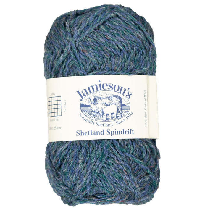 Jamieson's of Shetland Spindrift Yarn - 763 Pacific - Zoom Image