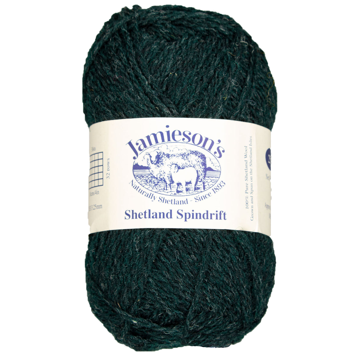 Jamieson's of Shetland Spindrift Yarn - 292 Pine Forest - Zoom Image
