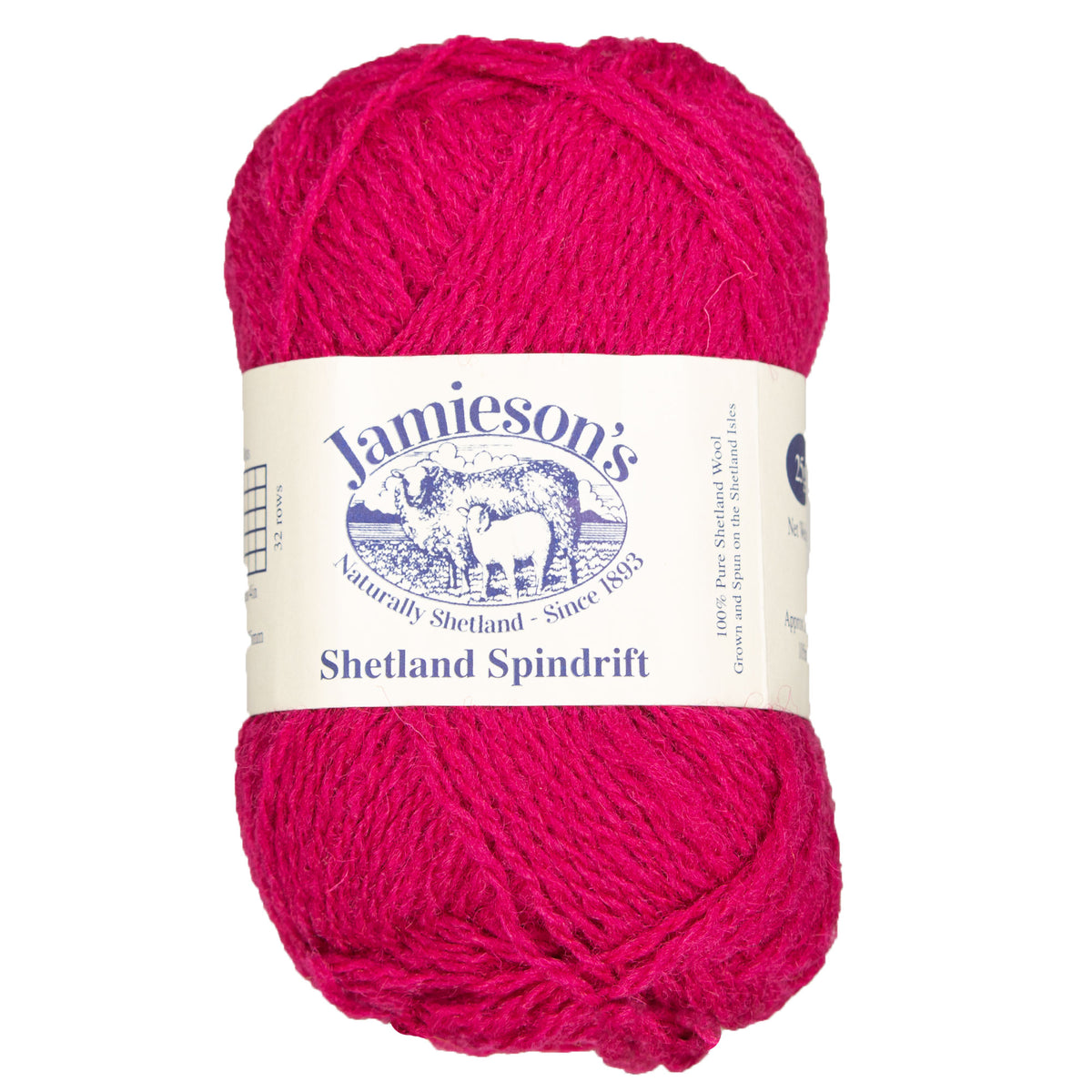 Jamieson's of Shetland Spindrift Yarn - 585 Plum - Zoom Image
