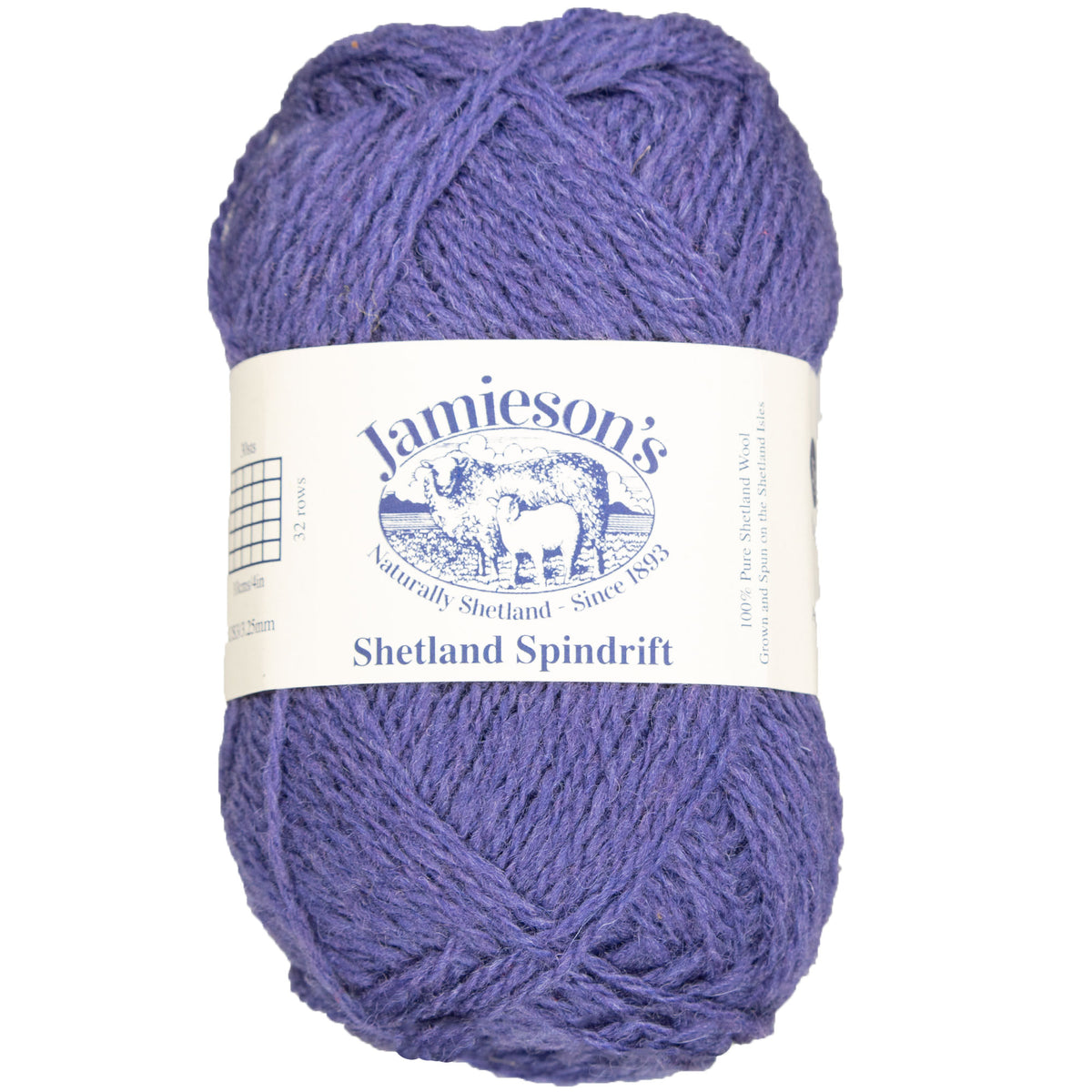 Jamieson's of Shetland Spindrift Yarn - 610 Purple - Zoom Image
