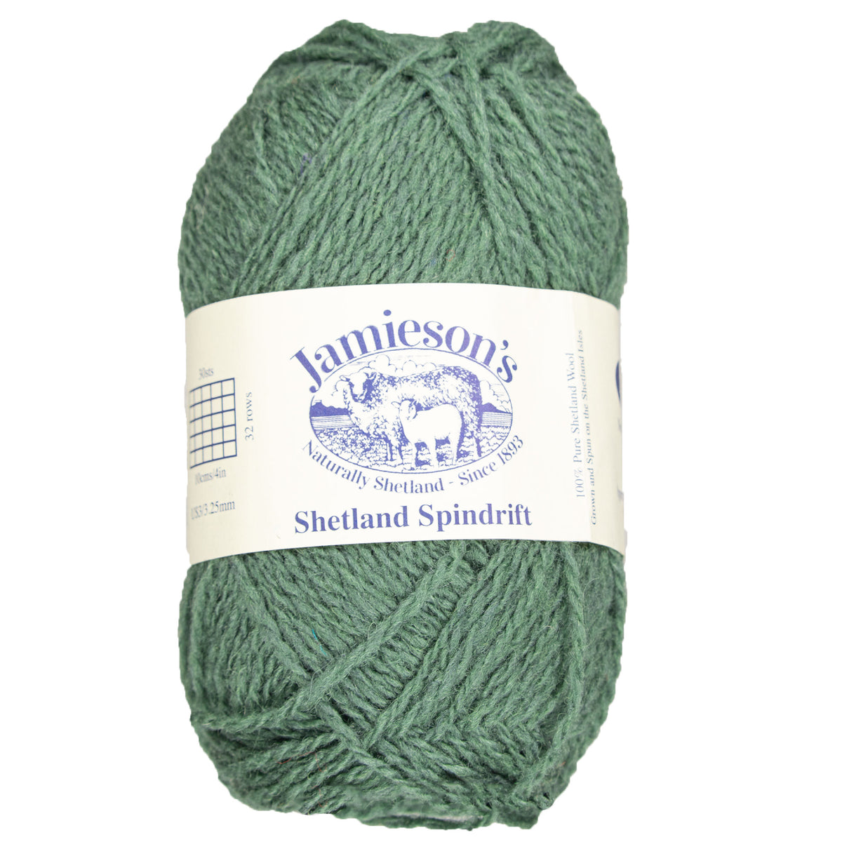Jamieson's of Shetland Spindrift Yarn - 766 Sage - Zoom Image
