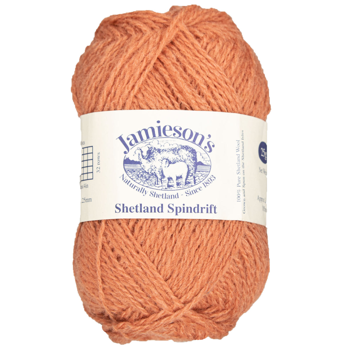 Jamieson's of Shetland Spindrift Yarn - 861 Sandalwood - Zoom Image
