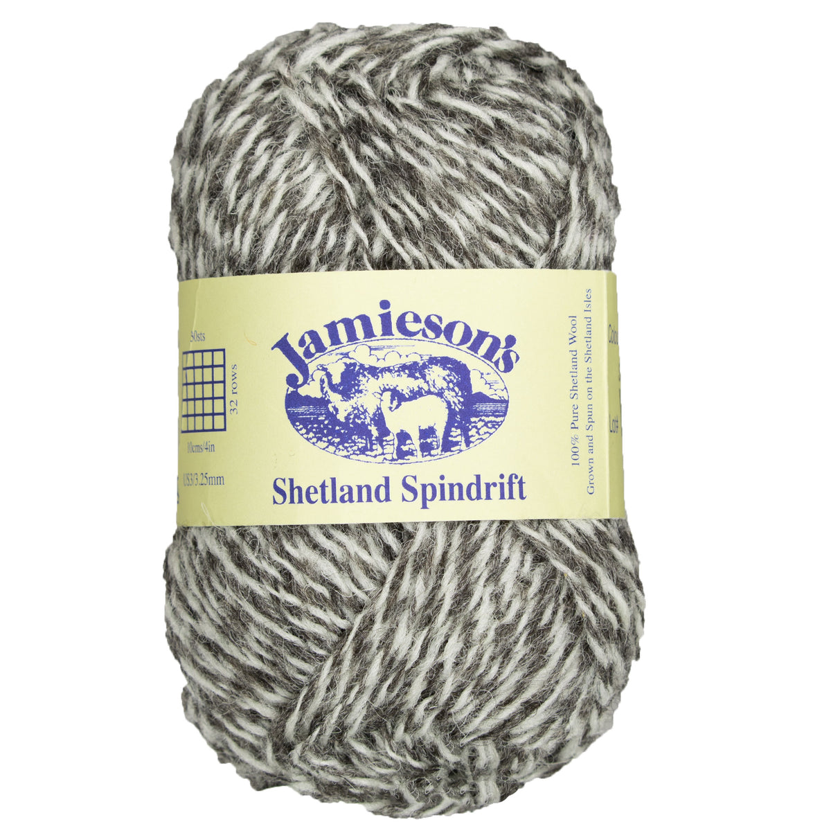 Jamieson's of Shetland Spindrift Yarn - 112 Shaela/White - Zoom Image