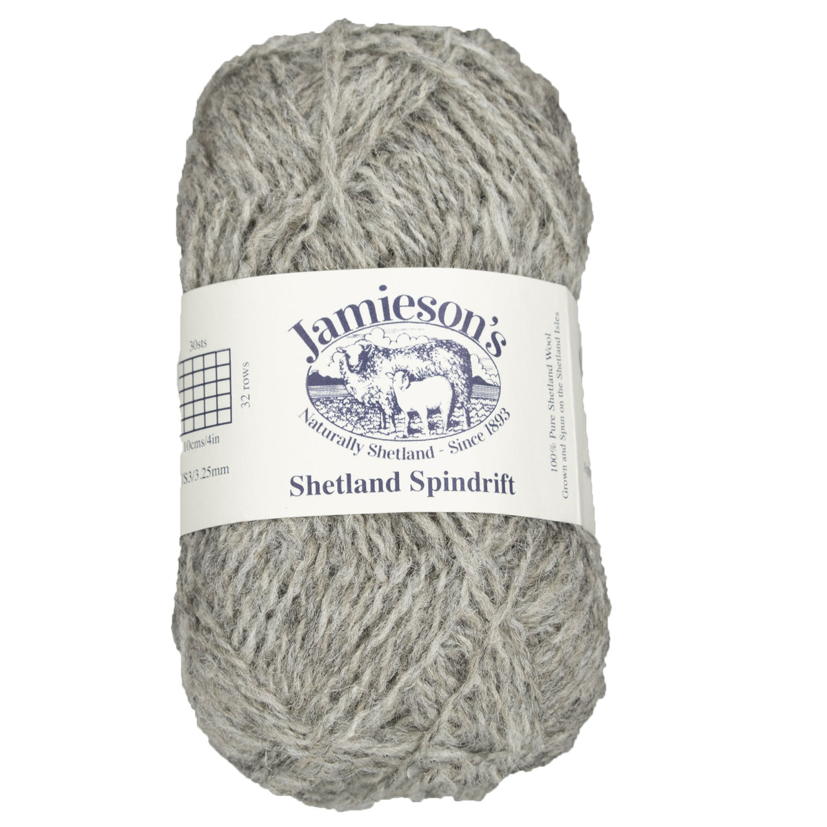 Jamieson's of Shetland Spindrift Yarn - 119 Sholmit/Mooskit (Backordered) - Zoom Image