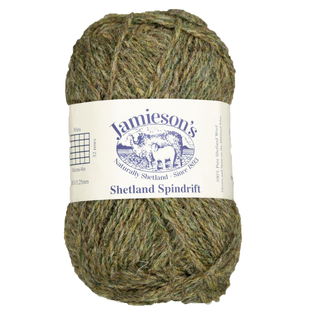 Jamieson's of Shetland Spindrift Yarn - 226 Thyme - Zoom Image
