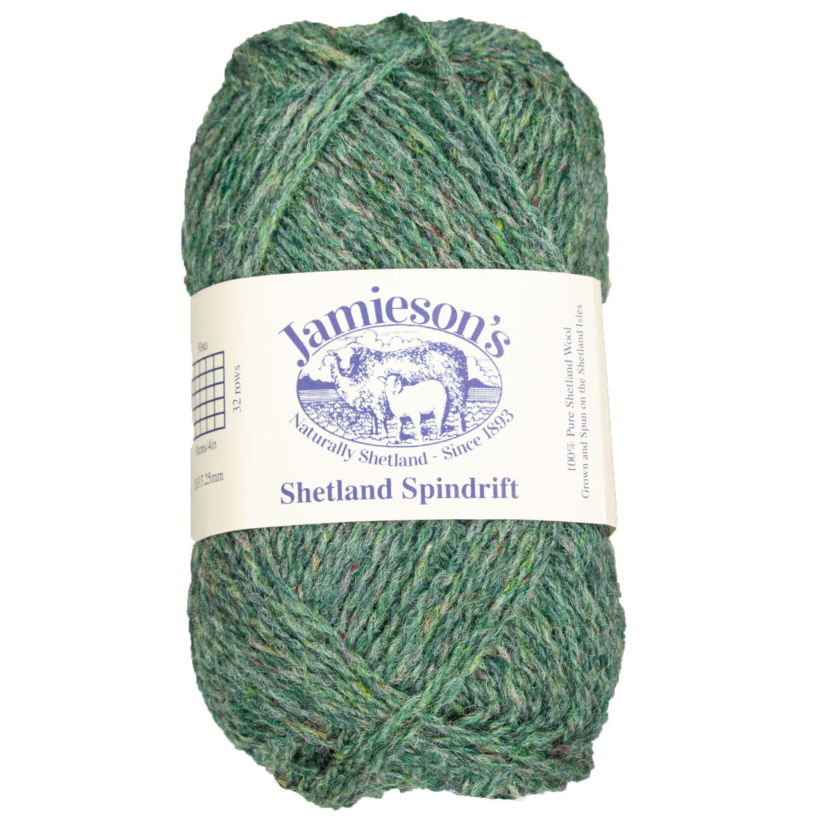 Jamieson's of Shetland Spindrift Yarn - 144 Turf - Zoom Image
