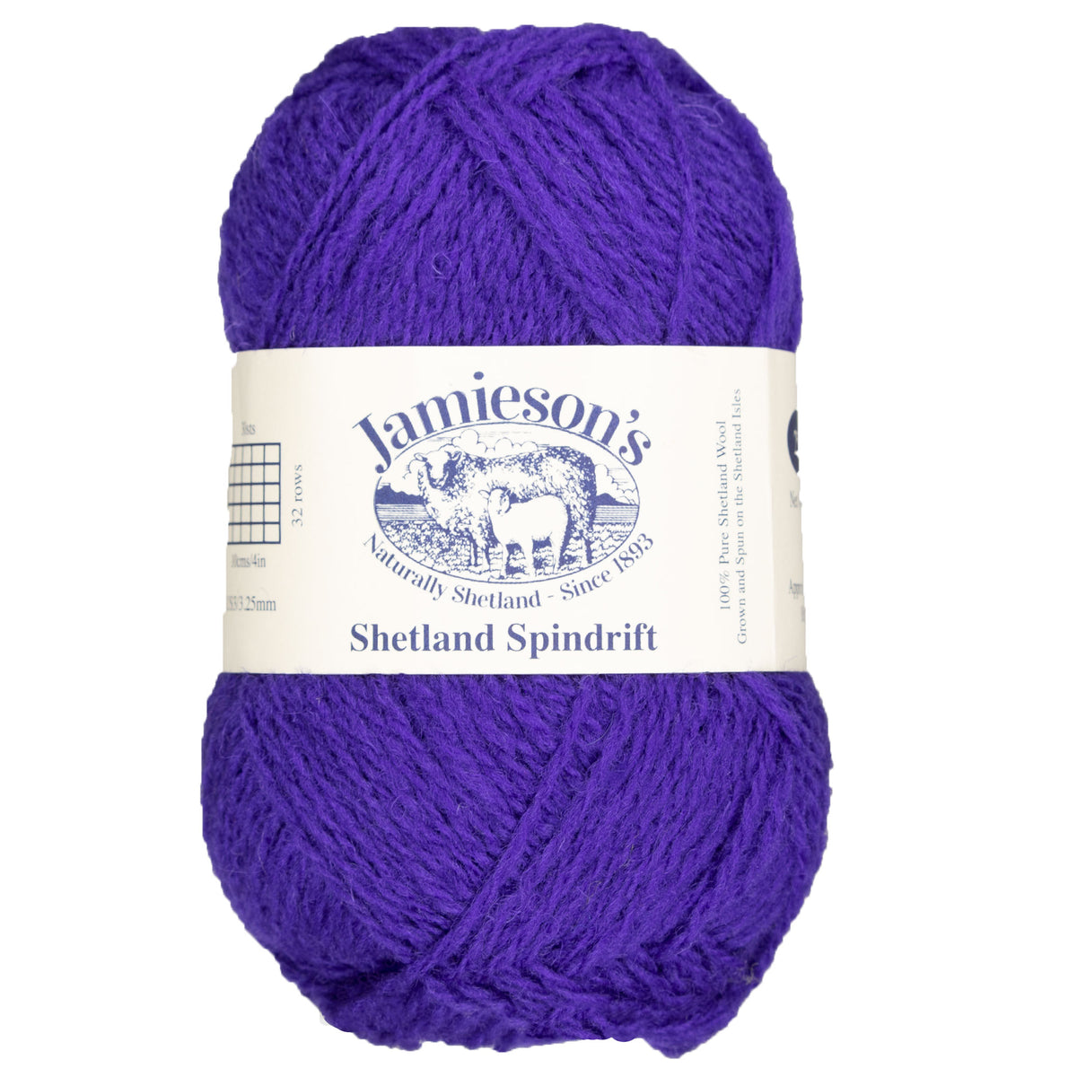Jamieson's of Shetland Spindrift Yarn - 600 Violet - Zoom Image
