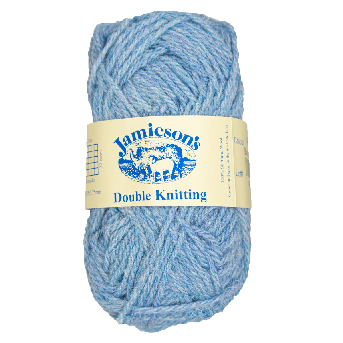 Jamieson's of Shetland Double Knitting Yarn - 134 Blue Danube - Zoom Image
