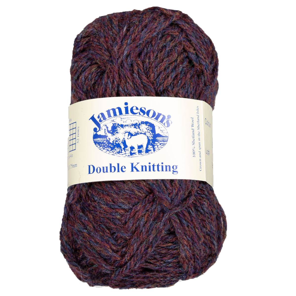 Jamieson's of Shetland Double Knitting Yarn - 294 Blueberry - Zoom Image
