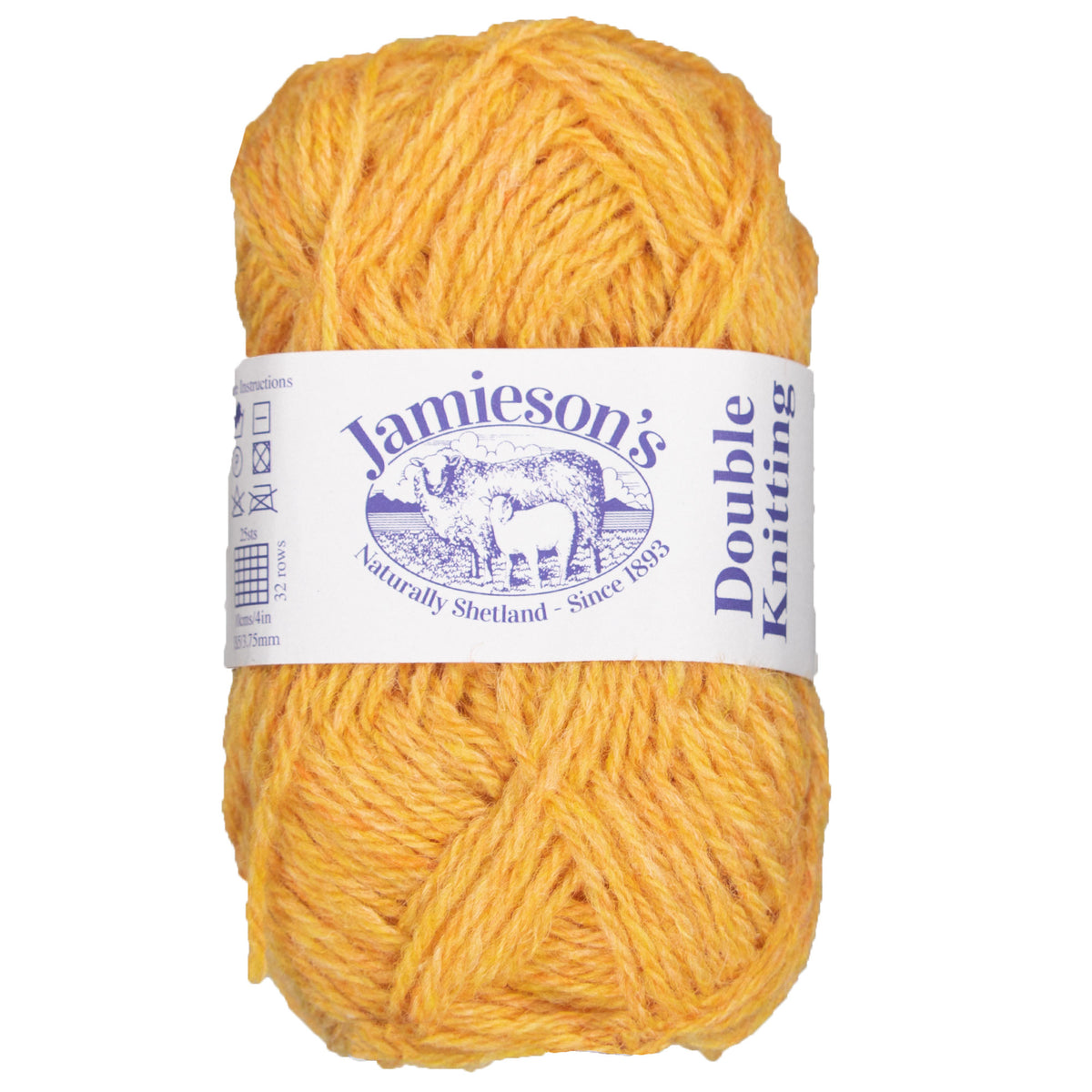 Jamieson's of Shetland Double Knitting Yarn - 182 Buttercup - Zoom Image
