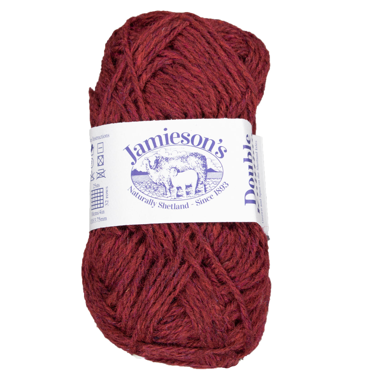 Jamieson's of Shetland Double Knitting Yarn - 323 Cardinal - Zoom Image
