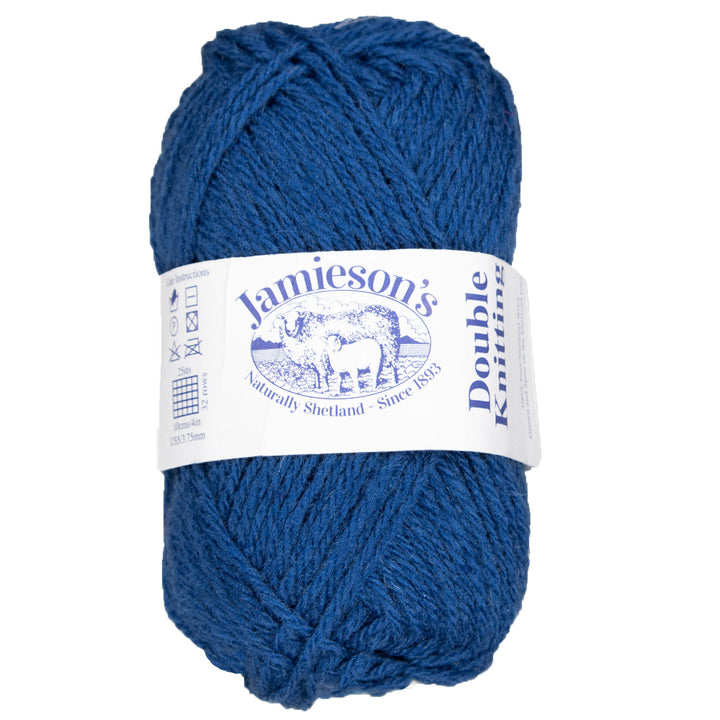 Jamieson's of Shetland Double Knitting Yarn - 684 Cobalt - Zoom Image