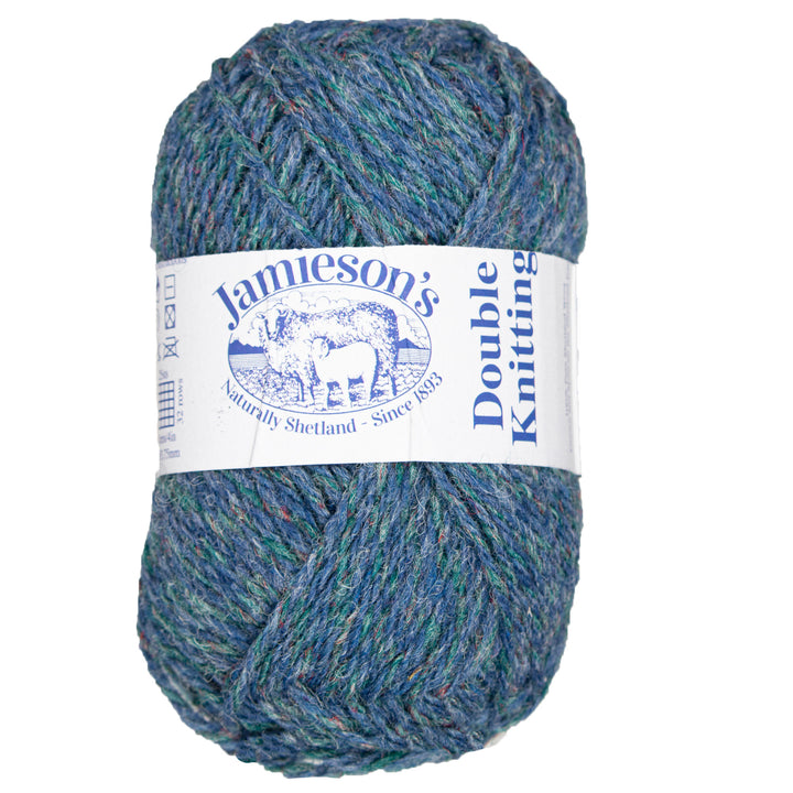 Jamieson's of Shetland Double Knitting Yarn - 763 Pacific - Zoom Image