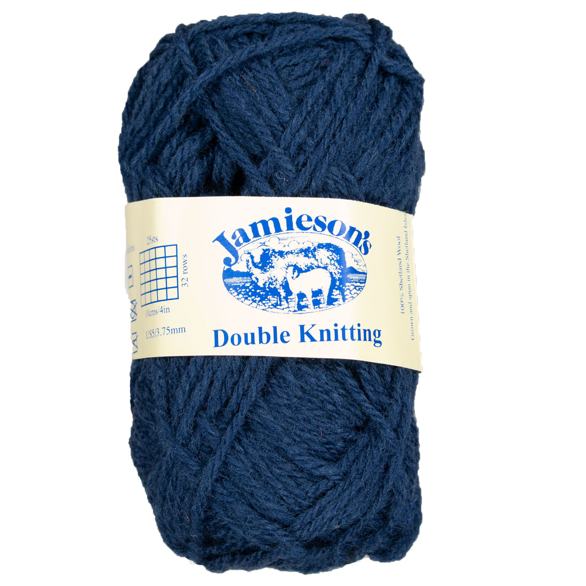 Jamieson's of Shetland Double Knitting Yarn - 726 Prussian Blue - Zoom Image
