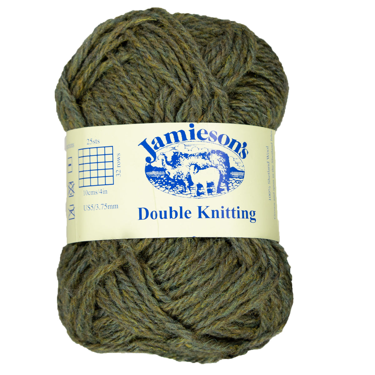 Jamieson's of Shetland Double Knitting Yarn - 253 Seaweed - Zoom Image
