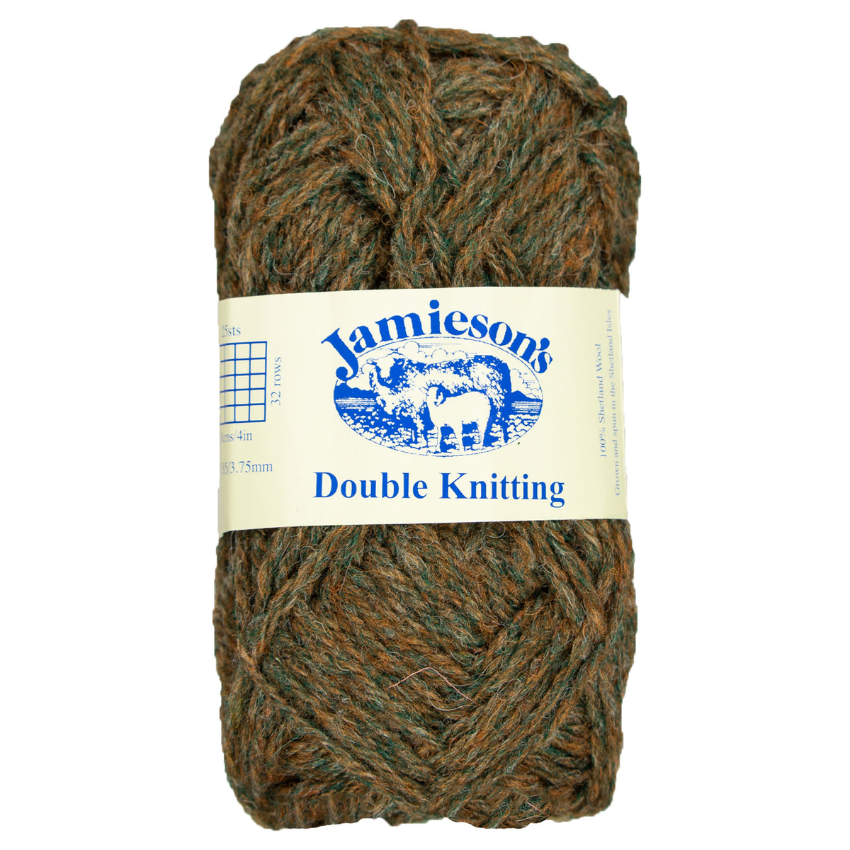 Jamieson's of Shetland Double Knitting Yarn - 241 Tan Green - Zoom Image
