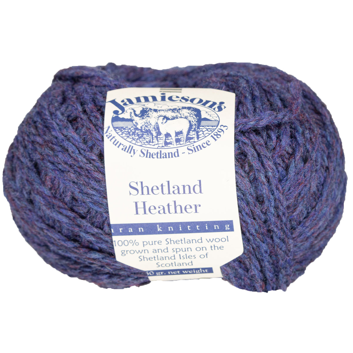 Jamieson's of Shetland Heather Aran Yarn - 1310 Amethyst - Zoom Image
