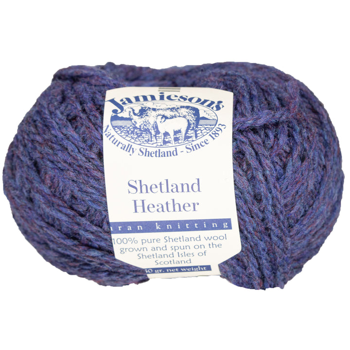 Jamieson's of Shetland Heather Aran Yarn - 1310 Amethyst - Zoom Image