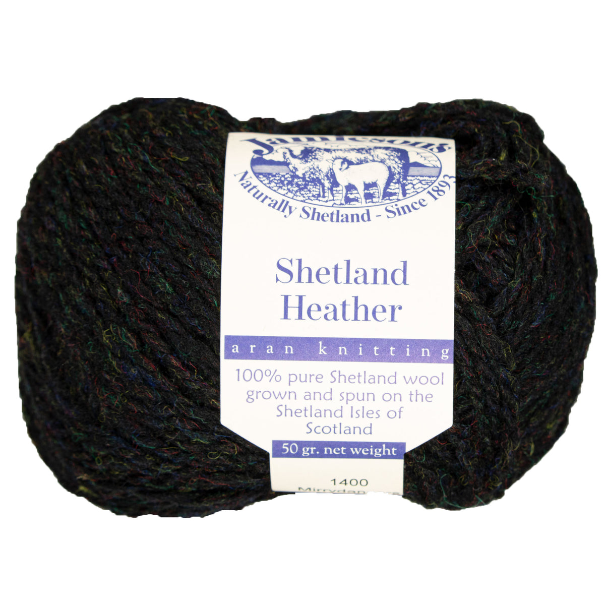 Jamieson's of Shetland Heather Aran Yarn - 1400 Mirrydancers - Zoom Image