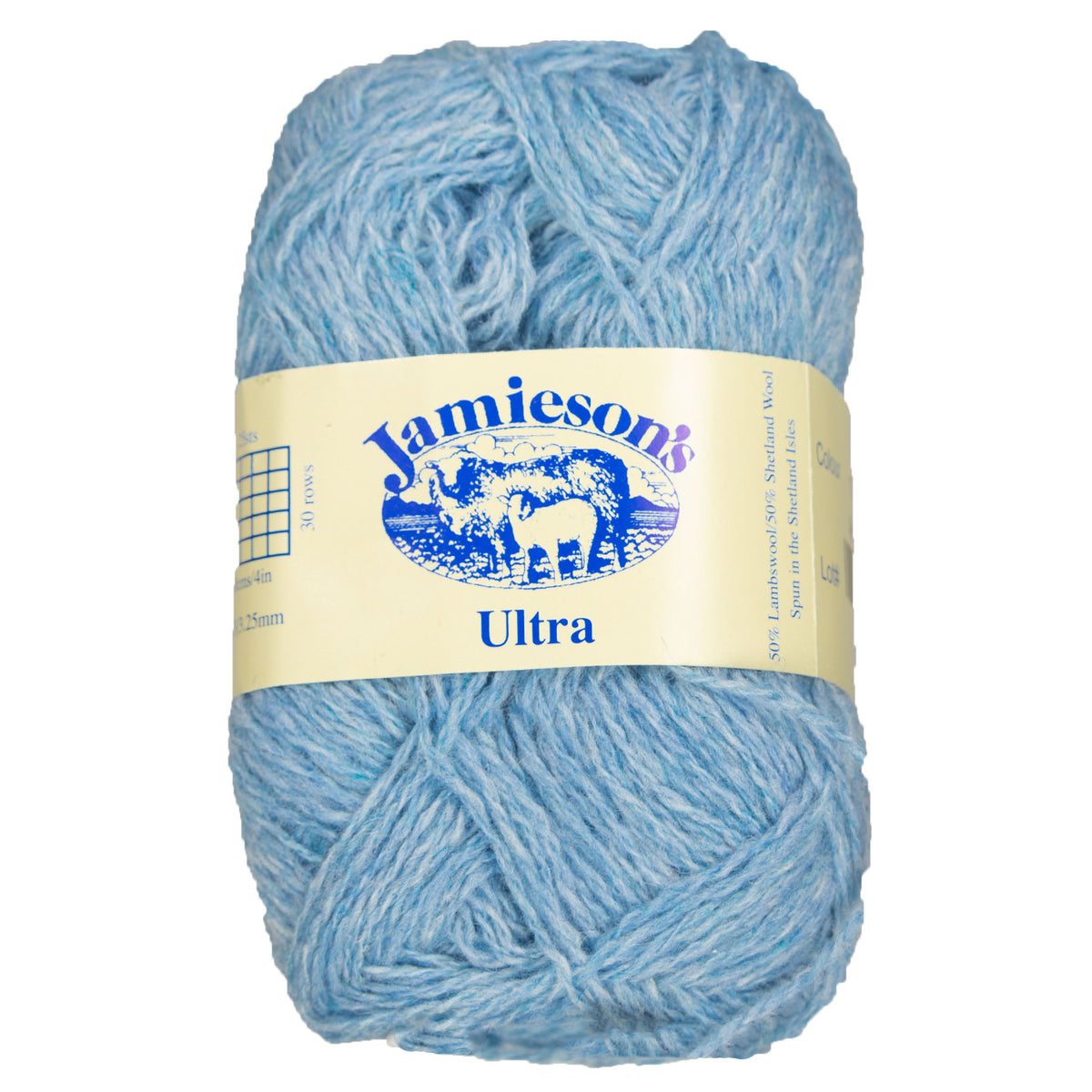Jamieson's of Shetland Ultra Lace Weight Yarn - 137 Azure - Zoom Image
