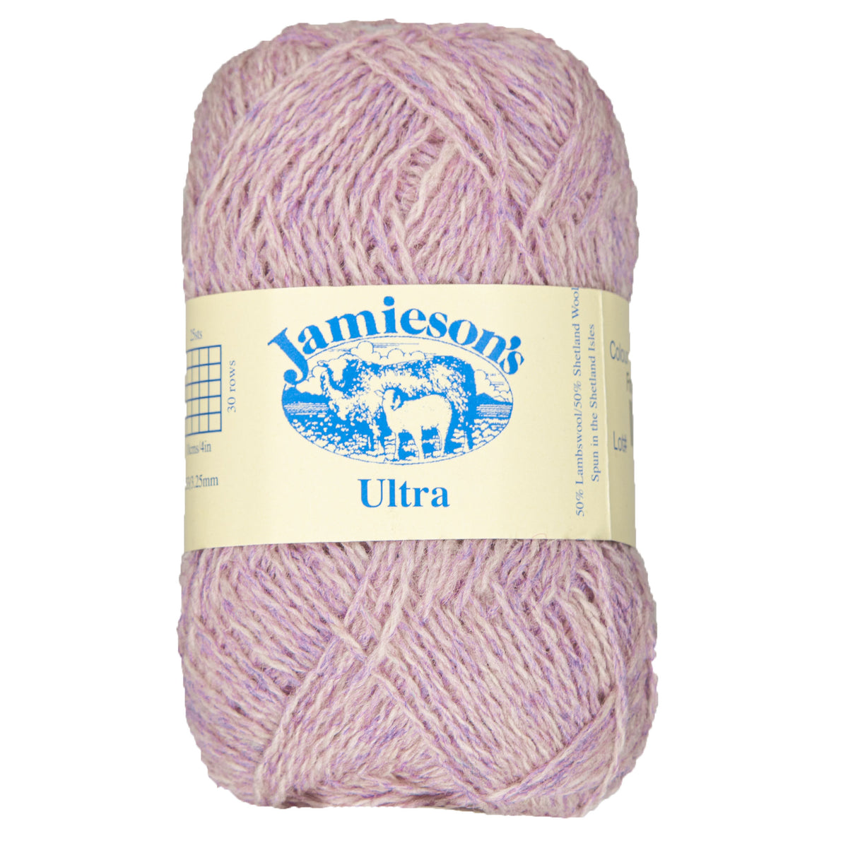 Jamieson's of Shetland Ultra Lace Weight Yarn - 565 Frosted Grape - Zoom Image
