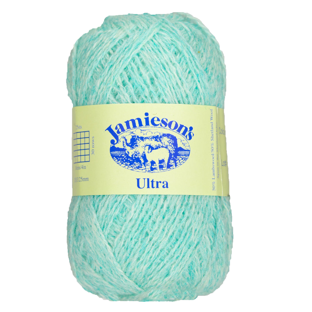 Jamieson's of Shetland Ultra Lace Weight Yarn - 777 Mint Julip - Zoom Image
