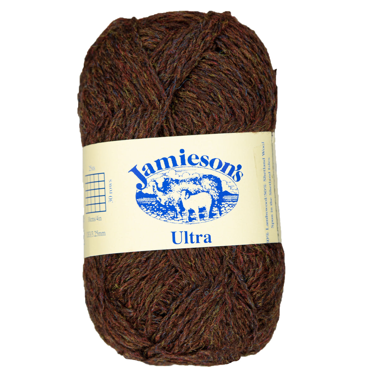 Jamieson's of Shetland Ultra Lace Weight Yarn - 910 Pecan Pie - Zoom Image
