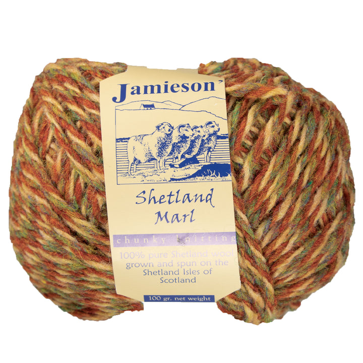 Jamieson's of Shetland Marl Chunky Yarn - 2110 Bamboo - Zoom Image