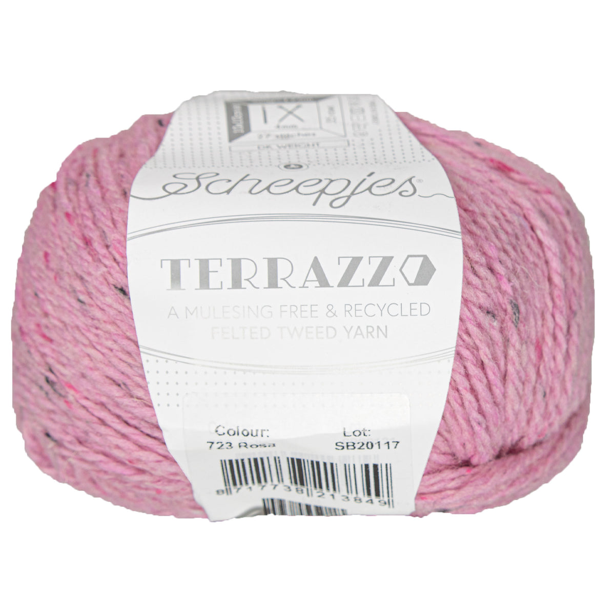Scheepjes Terrazzo Yarn - 723 Rosa - Zoom Image