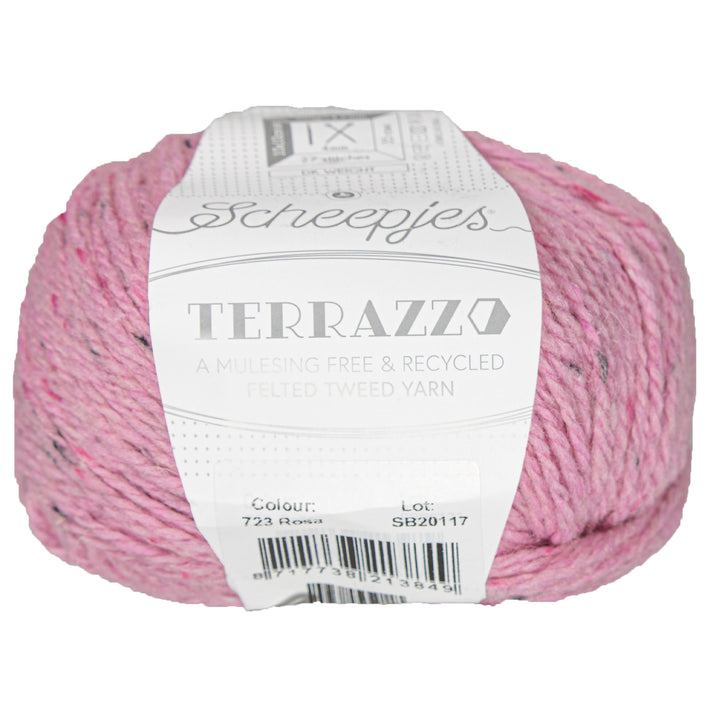 Scheepjes Terrazzo Yarn - 723 Rosa - Zoom Image