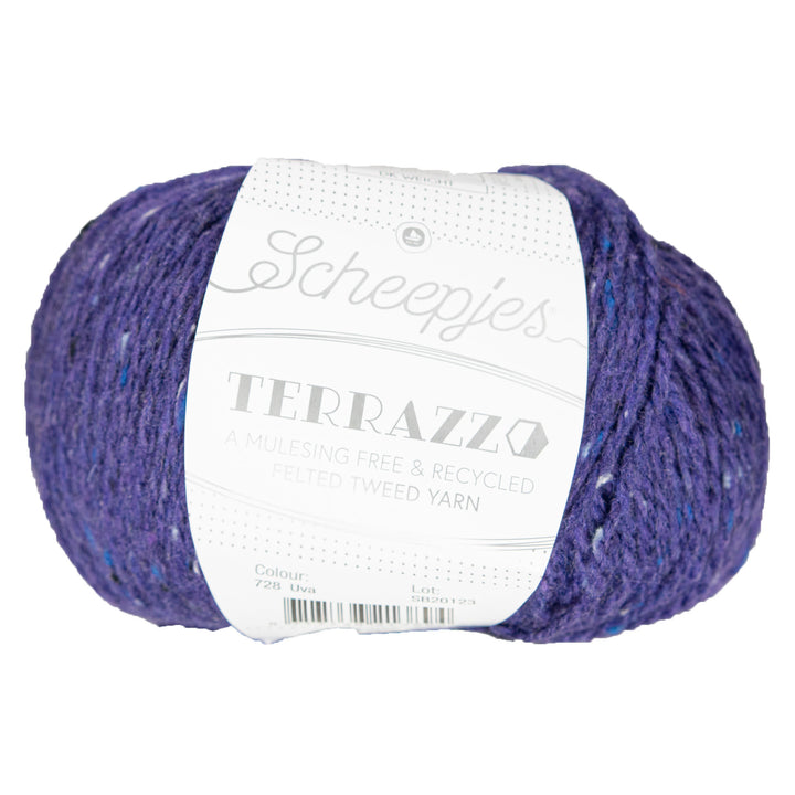 Scheepjes Terrazzo Yarn - 728 Uva - Zoom Image
