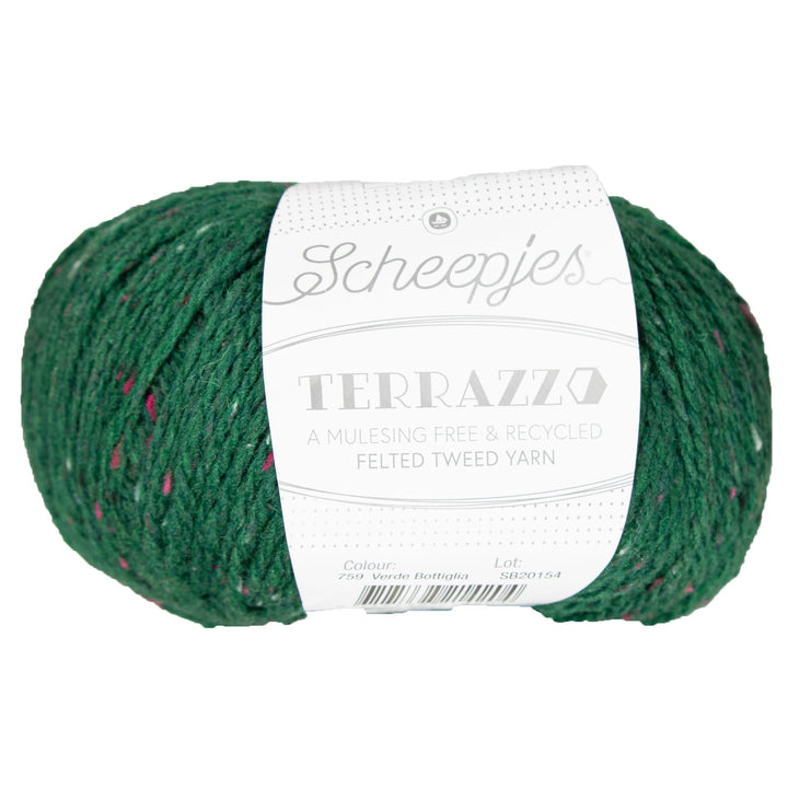 Scheepjes Terrazzo Yarn - 759 Verde Vottiglia - Zoom Image