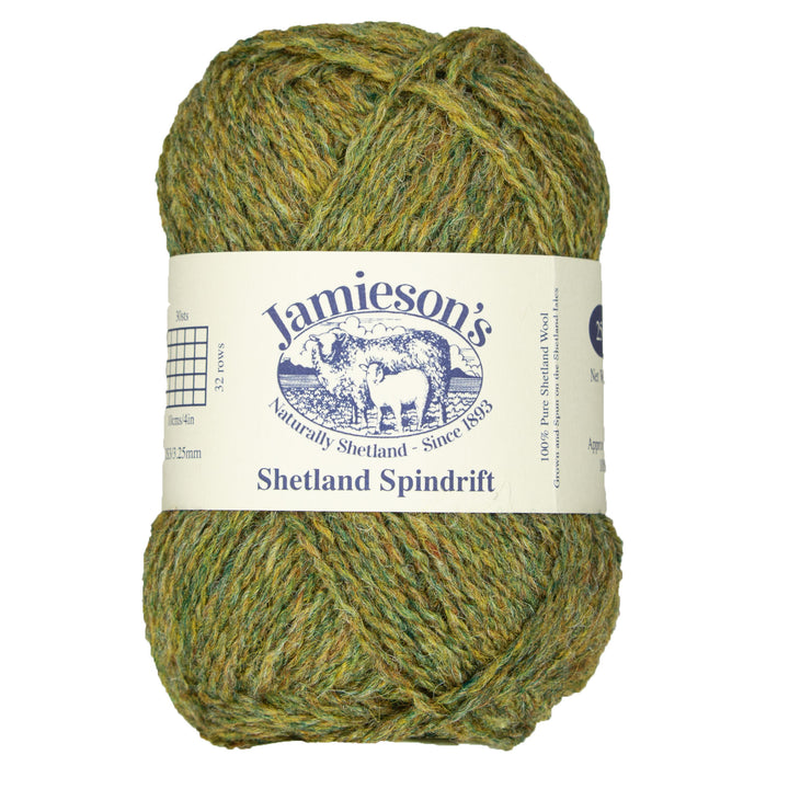 Jamieson's of Shetland Spindrift Yarn - 228 Olive Grove - Zoom Image