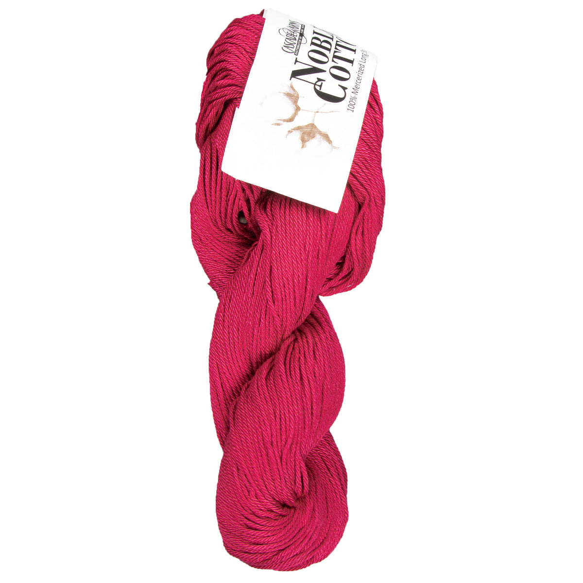 Cascade Yarns Noble Cotton Yarn - 52 Bright Rose - Zoom Image
