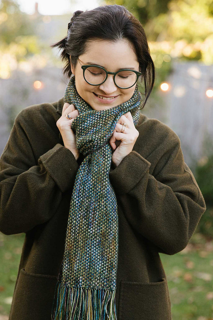 Churchmouse Classics Patterns - Linen Stitch Scarf & Loop - PDF Download - Extra Image