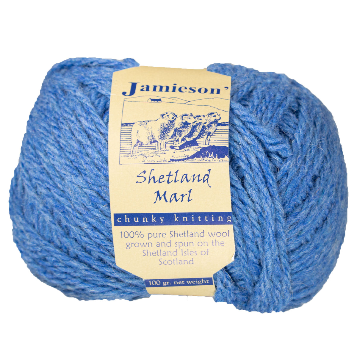 Jamieson's of Shetland Marl Chunky Yarn - 136 Teviot - Zoom Image
