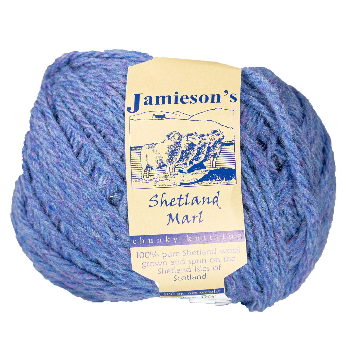 Jamieson's of Shetland Marl Chunky Yarn - 164 Horizon - Zoom Image
