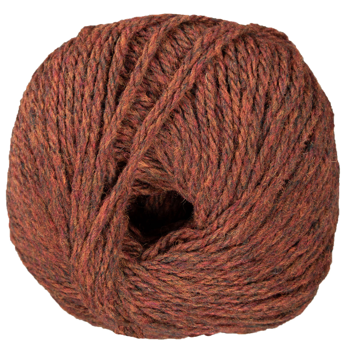 Jamieson's of Shetland Marl Chunky Yarn - 199 Copper Beech - Zoom Image
