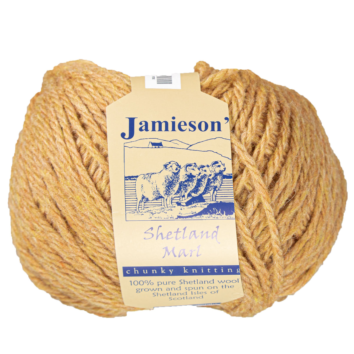 Jamieson's of Shetland Marl Chunky Yarn - 383 Husk - Zoom Image
